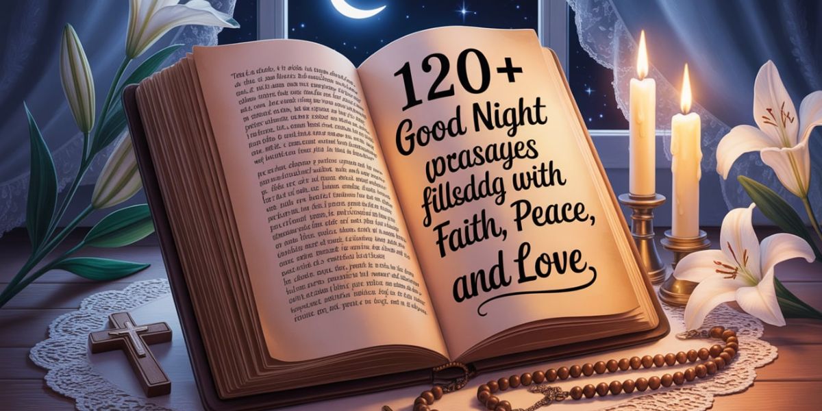 120+ Good Night Prayer Messages Filled with Faith, Peace, and Love