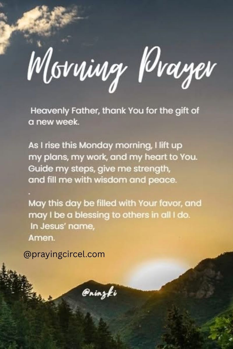 15 Powerful Monday Morning Prayers to Start Your Week with Faith and Strength
