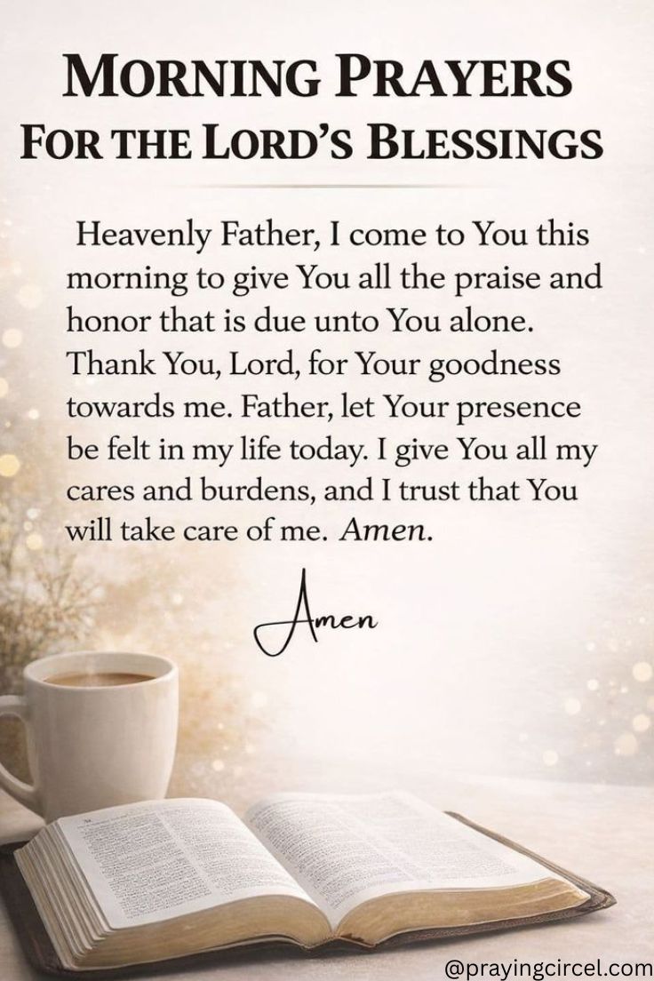 25+ Powerful Morning Prayers to Start Your Day with God