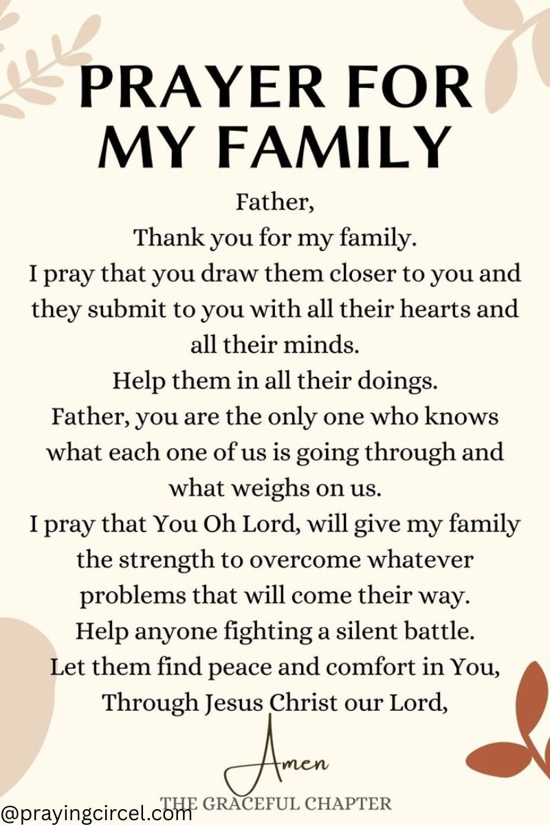 45+ Powerful Morning Prayer for My Family