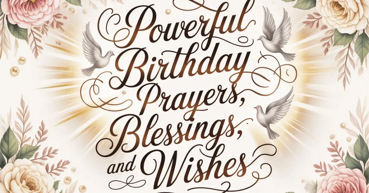 Powerful Birthday Prayers, Blessings, and Wishes