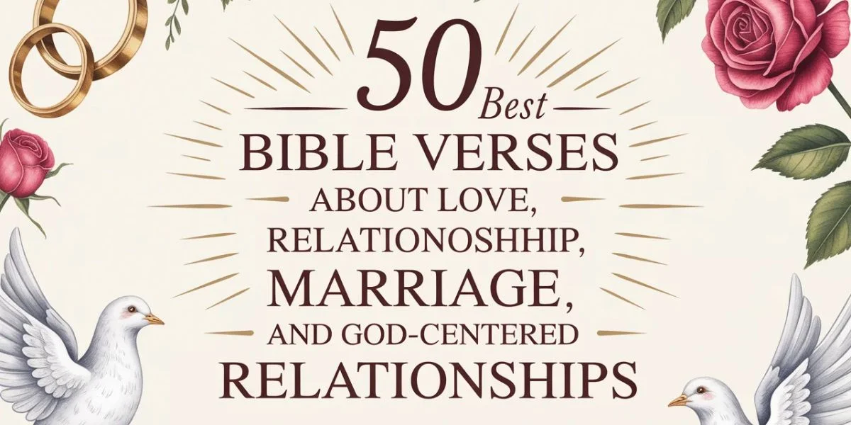Bible verses about relationships: Love, Trust, Marriage, and Healthy Bonds