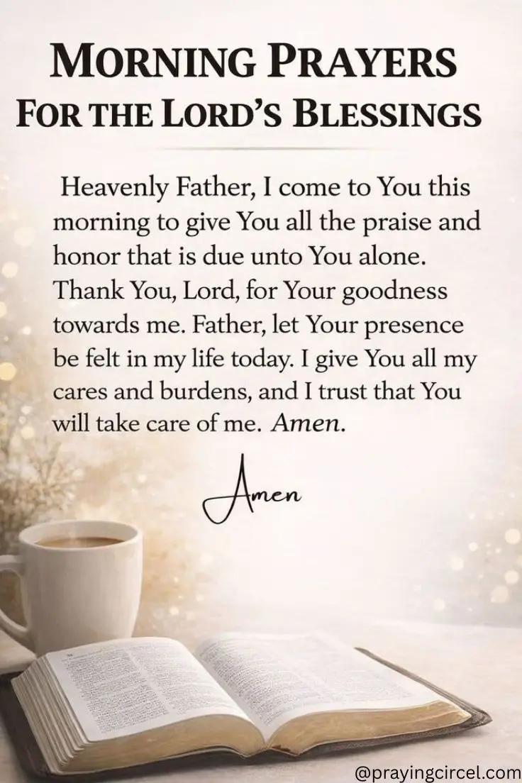 25+ Powerful Morning Prayers to Start Your Day with God