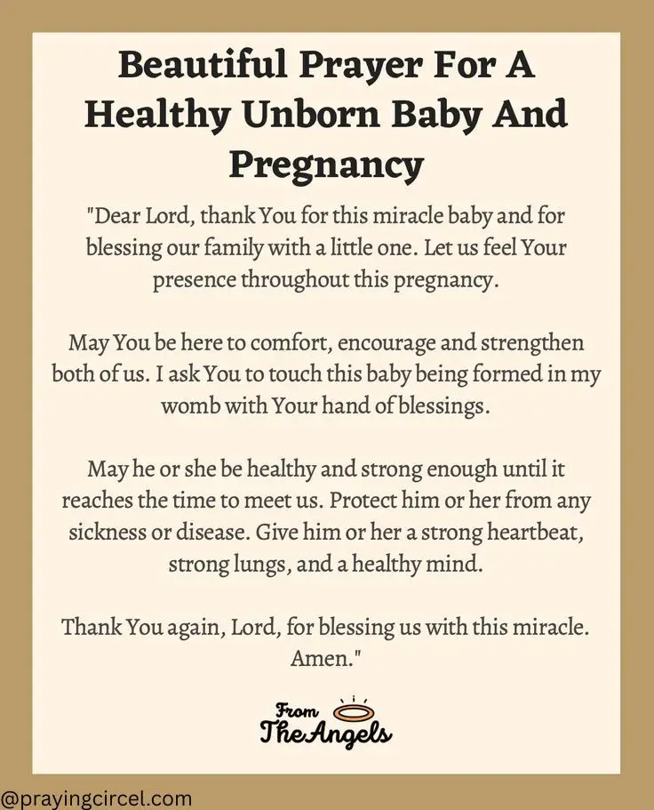 72+ Powerful Prayers for the Unborn Baby and Pregnant Mother