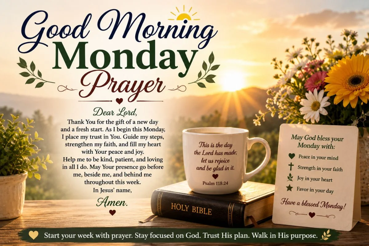 Good Morning Monday Prayer
