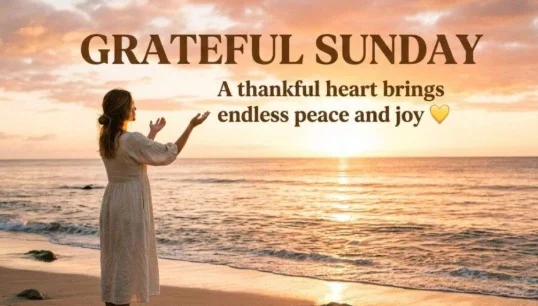 Thankful Sunday Prayer